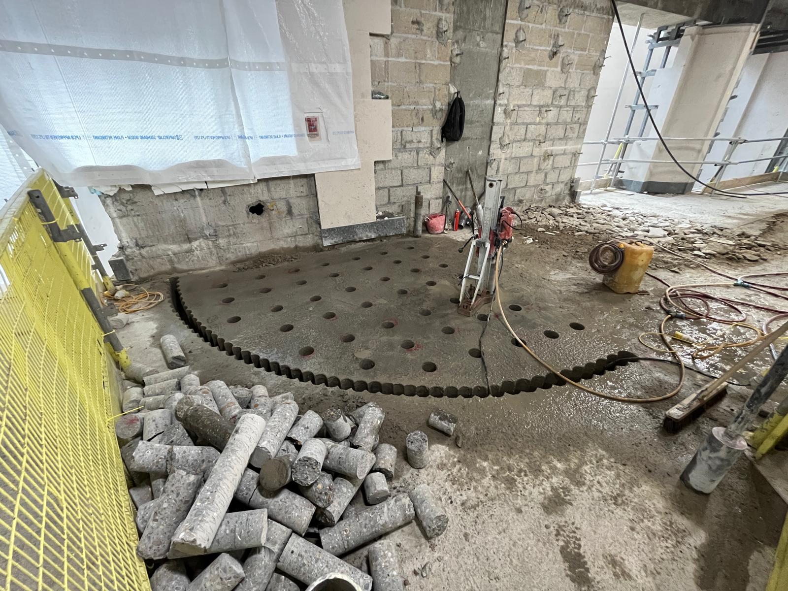 Site drilling
